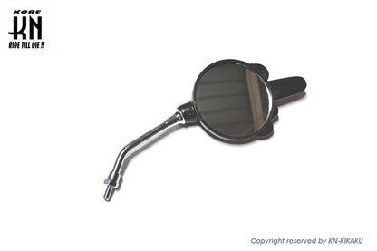 ミドルフィンガーミラー【逆ネジ/径8mm】ブラック【1本】