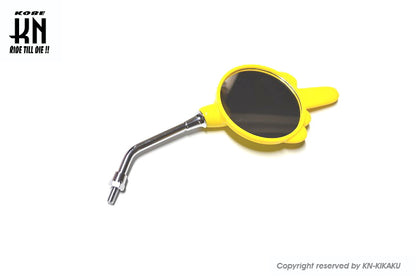 ミドルフィンガーミラー【正ネジ/径8mm】イエロー【1本】
