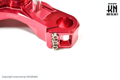 NCY 軽量CNCアルミステム【シグナスX】レッド