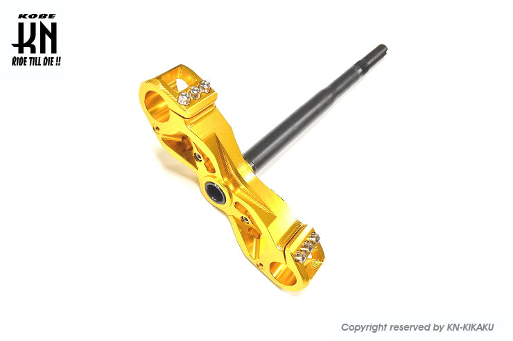 NCY 軽量CNCアルミステム【シグナスX】ゴールド