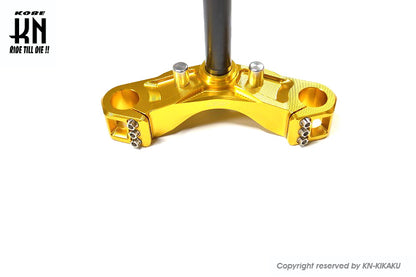 NCY 軽量CNCアルミステム【シグナスX】ゴールド