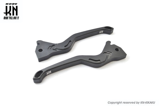 KN企画 デュアルカラーレバー【SMAX/マジェS/シグナス4/5型/BWS R】ブラック
