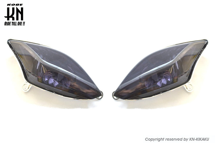 フロントウインカーASSY【スモーク】シグナスX3型専用【1YP/1MS】