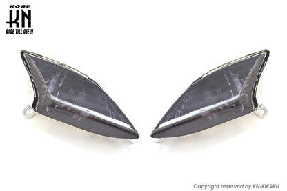 フロントウインカーASSY【スモーク】シグナスX2型専用【28S/4C6/1CJ】