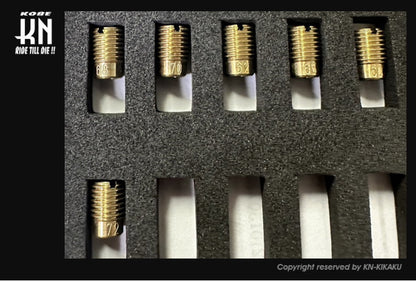 メインジェットセット 6点セット【ケイヒン全ネジ小】60/62/65/68/70/72