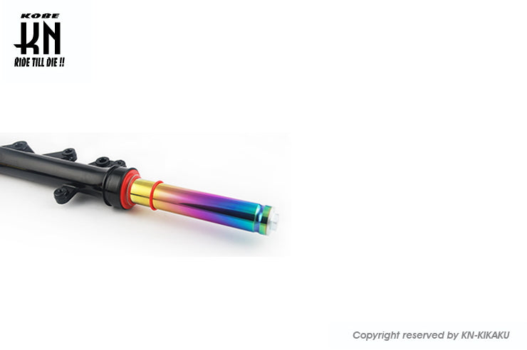 NCY フロントフォーク【N-17】チタンカラー【シグナスX,4型5型】