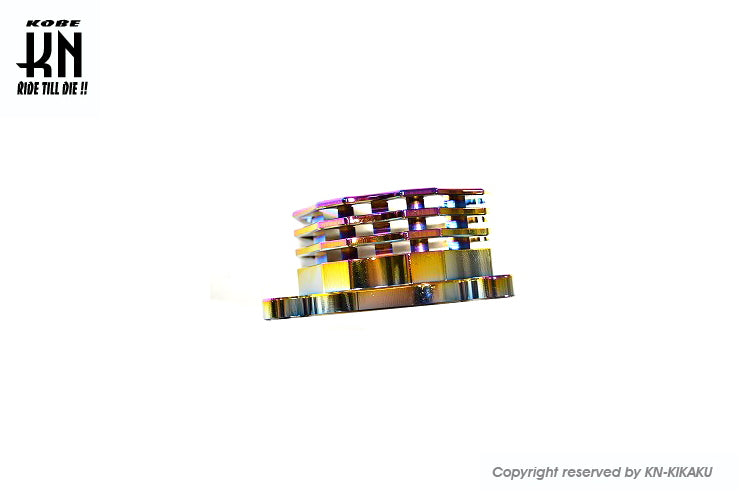 KN企画 ビレットタペットカバー タイプ2【シグナスX/BWS125】チタンカラー