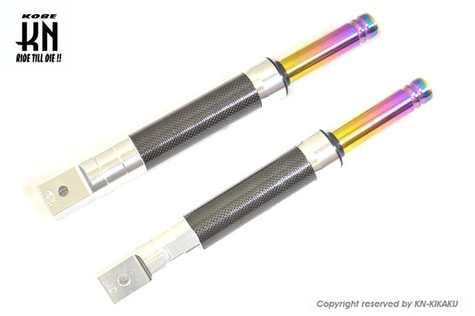 アルミ削り出しフロントフォーク 【カーボン】【ディオ/SCOOPY/ズーマー】