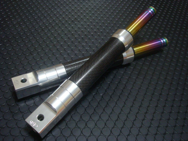 アルミ削り出しフロントフォーク 【カーボン】【ディオ/SCOOPY/ズーマー】