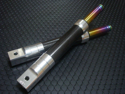 アルミ削り出しフロントフォーク 【カーボン】【ディオ/SCOOPY/ズーマー】