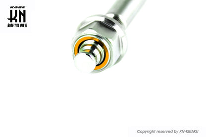 NCY ステンレスアクスルシャフト シグナスX【1-5型】BWS125【1-2型】オレンジ