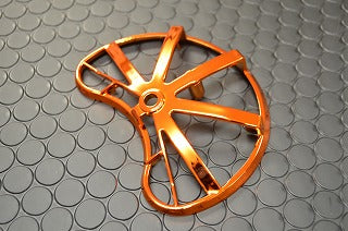 クランクケースカバーフィルターガード【オレンジ】