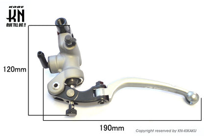 RCB 鍛造マスターシリンダー【S1】17mm【左】グレー