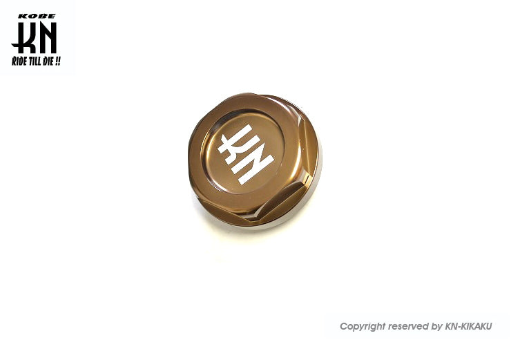 ホンダ系純正タンク用アルミガソリンキャップ【ブロンズ】