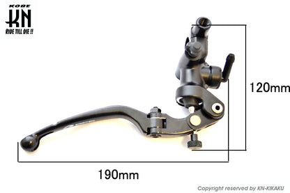RCB 鍛造ラジアルポンプマスターシリンダー【S1】14mm【右】ブラック