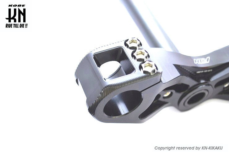 NCY アルミステム シグナスX【5型】台湾仕様 ABS車専用【ブラック】