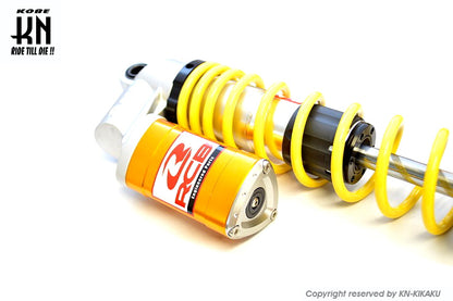 RCB 348-353mm リアショック減衰調整【XMAX250/300/PCX】SB-5【ゴールド/イエロー】