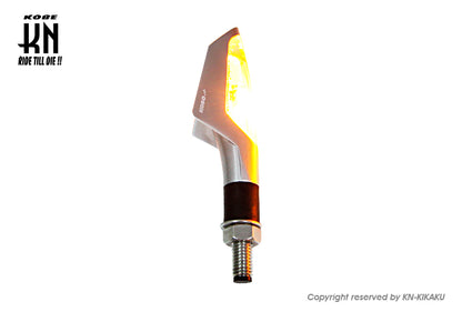 KOSOLEDウィンカー【Jet】【シルバー/クリアレンズ/オレンジLED】