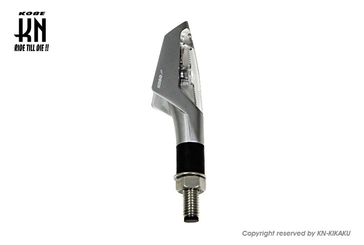 KOSOLEDウィンカー【Jet】【シルバー/クリアレンズ/オレンジLED】