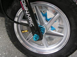SYM　DD50　前後　メッキアルミホイールー