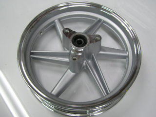 SYM　DD50　前後　メッキアルミホイールー