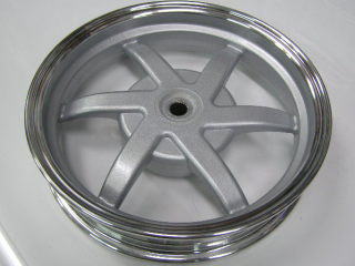 SYM　DD50　前後　メッキアルミホイールー