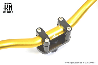 NCY　ハンドルポスト/ファットバーセット　ZOOMER【AF58】ゴールド