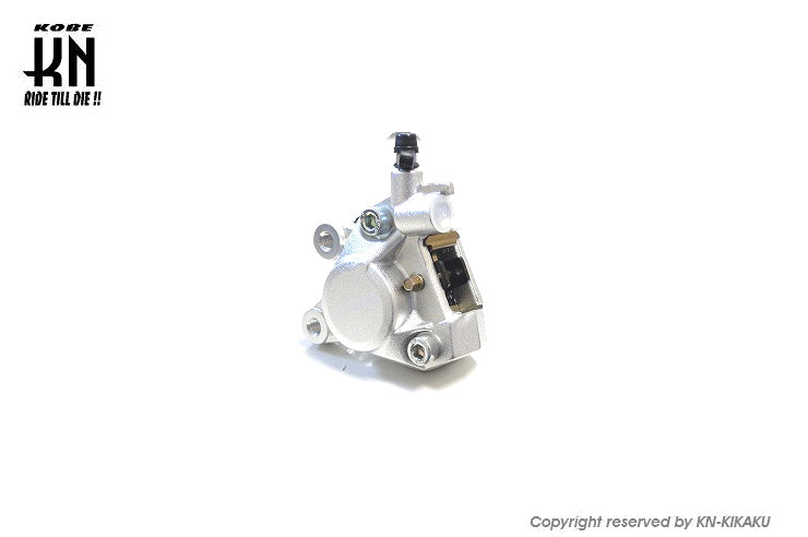 2POTキャリパー 対向キャリパー 鋳造キャリパー【シルバー】