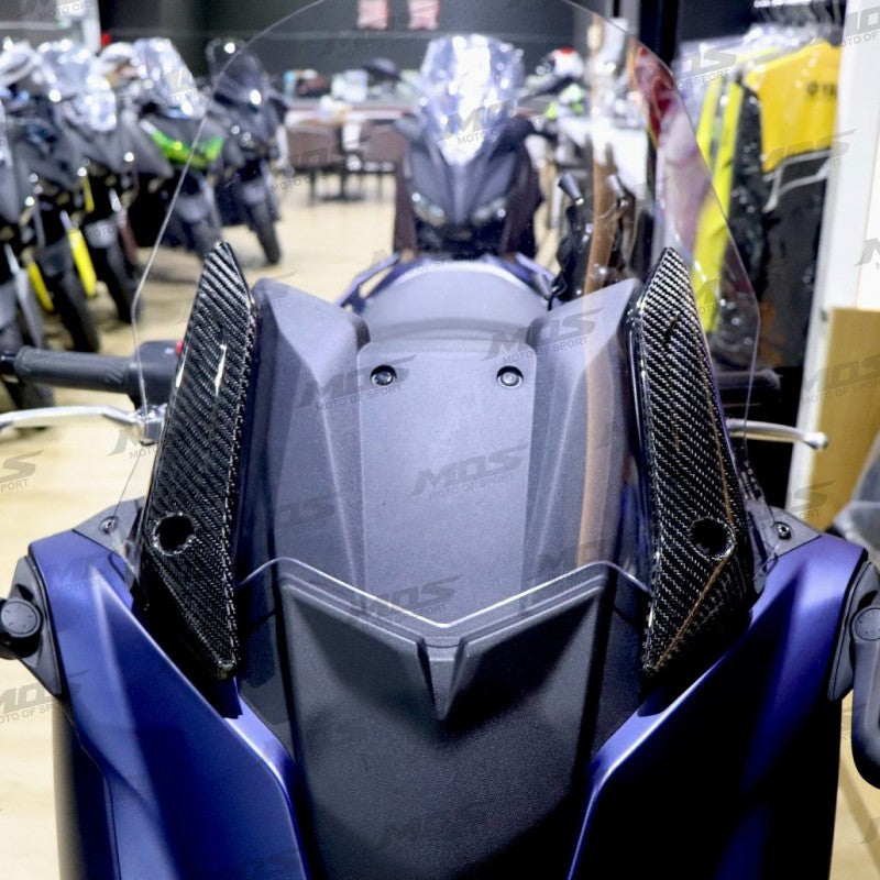 カーボン ウインドスクリーンサイドカバー【TMAX530-6型,TMAX560-7型】