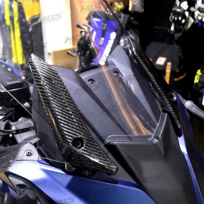 カーボン ウインドスクリーンサイドカバー【TMAX530-6型,TMAX560-7型】