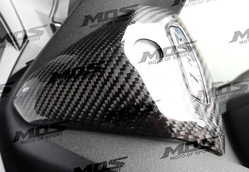 MOS カーボンハンドルセンターカバー【TMAX530-4型/5型】2013-2016