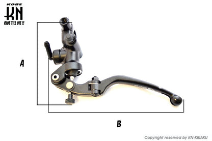 RCB 鍛造ラジアルポンプマスターシリンダー【S1】14mm【左】シルバー