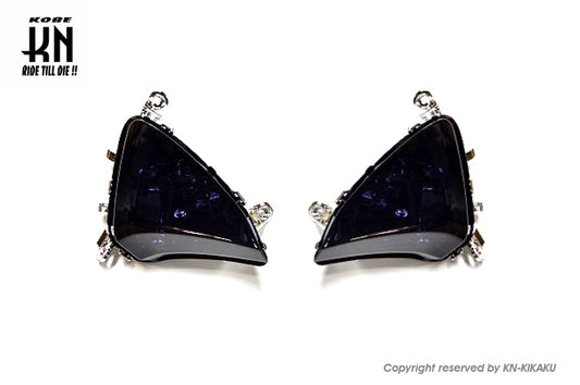 フロントウインカーアッセン左右セット【シグナス/GRYPHUS/6型】ブラック