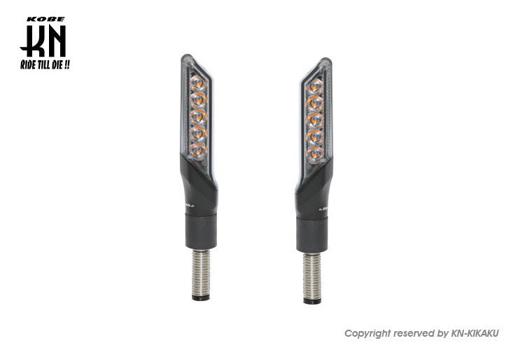 KOSO シーケンシャルLEDウインカー3【車検対応】ライトスモーク【GW-02】左右セット