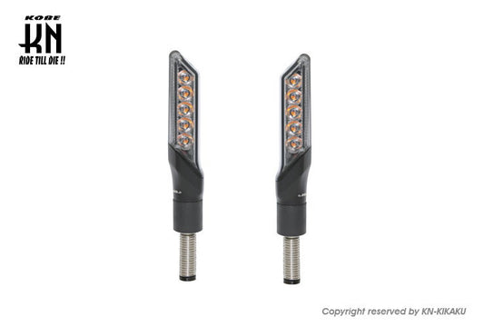 KOSO シーケンシャルLEDウインカー3【車検対応】ライトスモーク【GW-02】左右セット