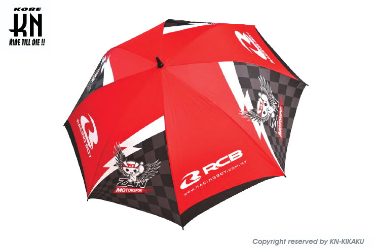 RCB ZAN MOTORSPORTS UMBRELLA 【ブラック/レッド】