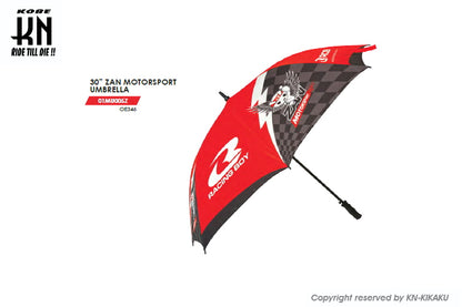 RCB ZAN MOTORSPORTS UMBRELLA 【ブラック/レッド】