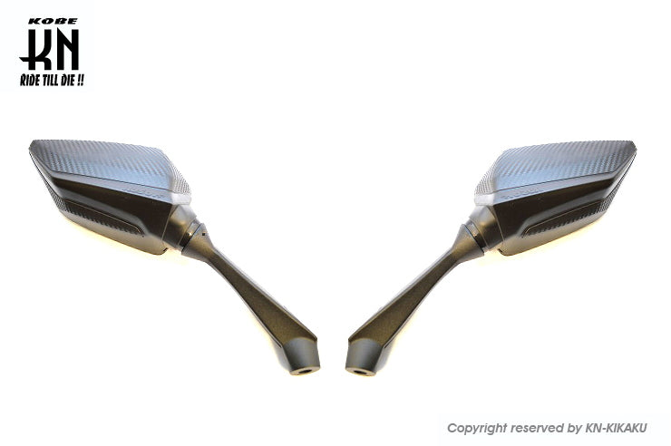 KOSO スプリントスタイルミラー 【カーボンルック】クリアーレンズ