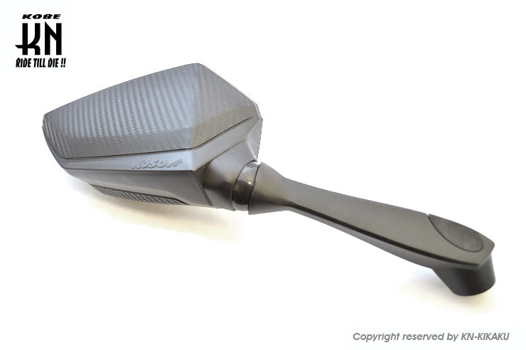 KOSO スプリントスタイルミラー 【カーボンルック】クリアーレンズ