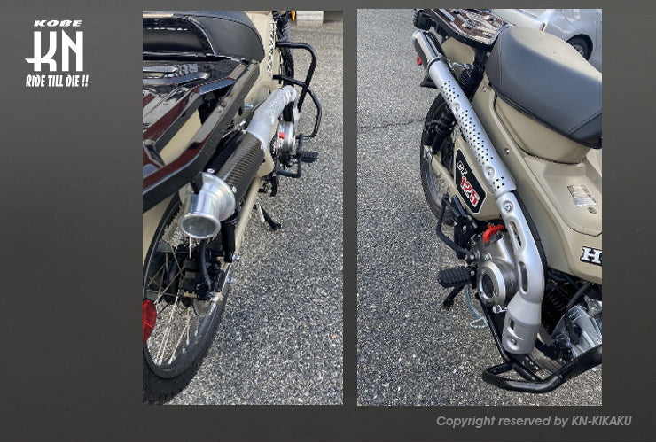 カーボンサイレンサーマフラー【ハンターカブ/CT125】