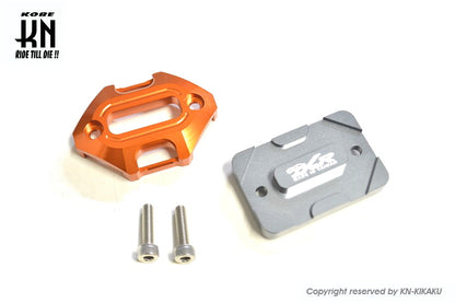 アルミビレットマスターシリンダーキャップ【DCR】タイプ3【DCR-KN別注モデル】オレンジ