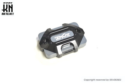 アルミビレットマスターシリンダーキャップ【DCR】タイプ3【DCR-KN別注モデル】ブラック