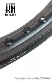 RCB アルミホイールリム【160-17】ブラック【36H】Eシリーズ