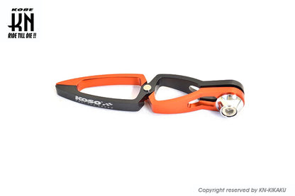 KOSO デュアルカラー ワイヤーホルダー汎用 【ブラック/オレンジ】