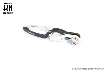 KOSO デュアルカラー ワイヤーホルダー汎用 【ブラック/シルバー】