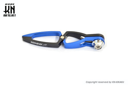 KOSO デュアルカラー ワイヤーホルダー汎用 【ブラック/ブルー】