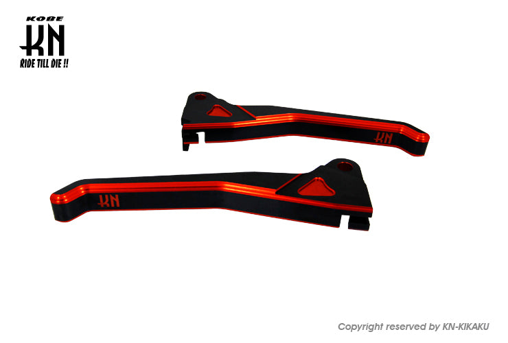 デュアルカラーレバー【ジャイロX/TD01】ブラック/レッド