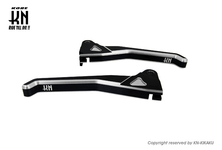 デュアルカラーレバー【ジャイロX/TD01】ブラック/シルバー