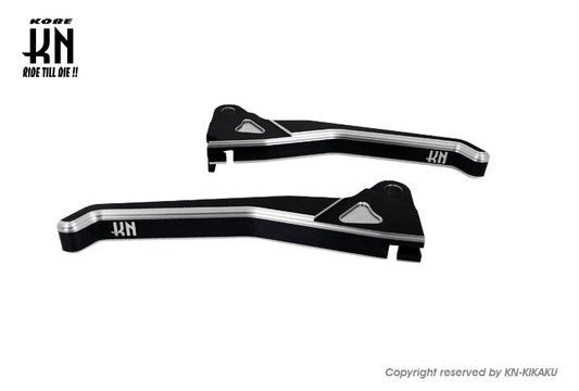 デュアルカラーレバー【ジャイロX/TD01】ブラック/シルバー