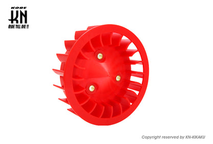 KN×KOSO 強化クーリングファン【レッド】　for　JOG